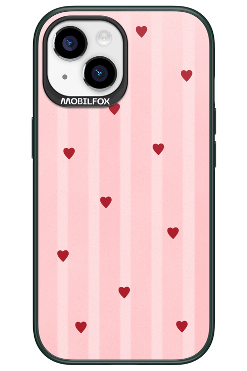 Red Little Hearts 2.0 - Apple iPhone 15