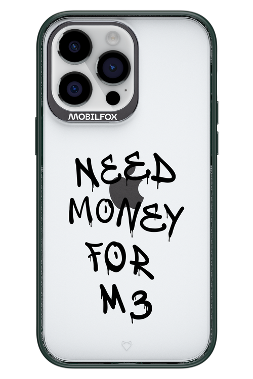 Need M3 Transparent Black - Apple iPhone 14 Pro Max