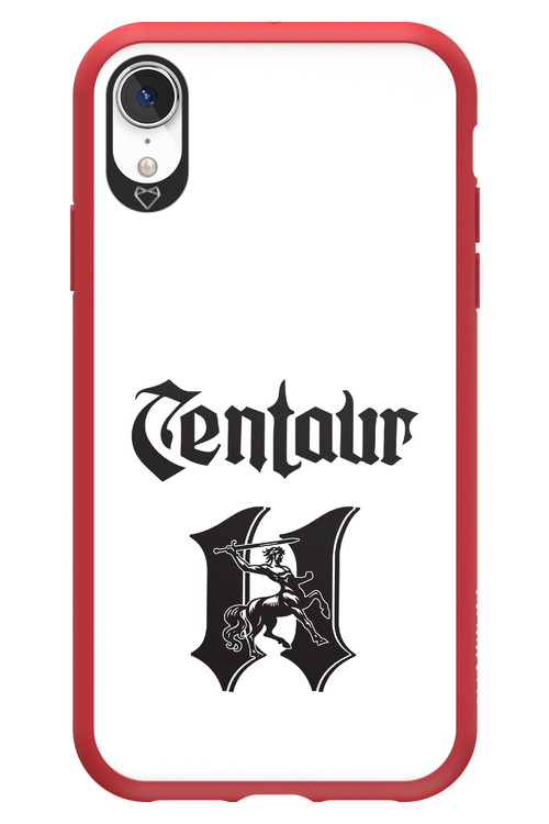 Centaur Logo White 2.0 - Apple iPhone XR