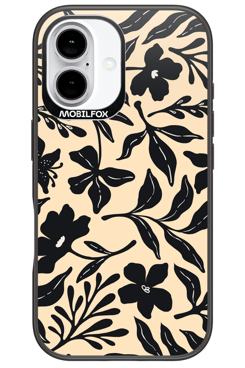 Black Flowers 2.0 - Apple iPhone 16