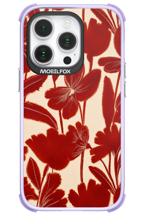 Burgundy Flowers 2.0 - Apple iPhone 14 Pro