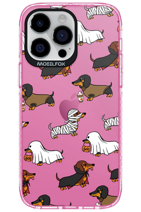 Scary Dachshund (Transparent) - Apple iPhone 14 Pro Max