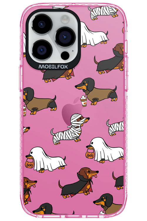 Scary Dachshund (Transparent) - Apple iPhone 14 Pro Max