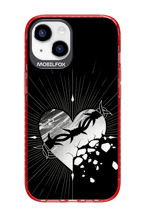 Fehér Szív - Apple iPhone 14