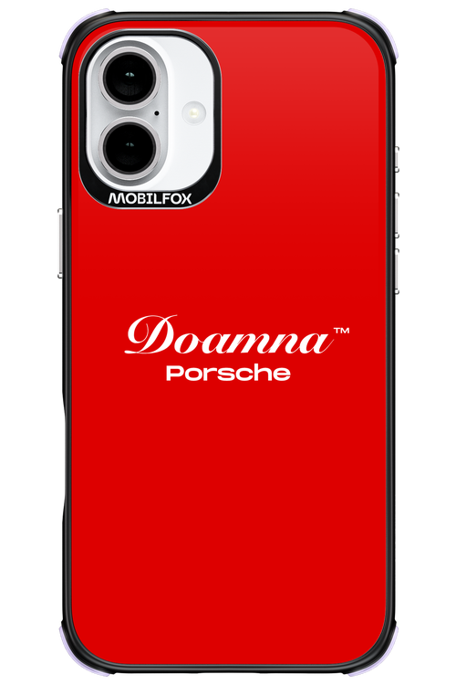 Doamna Porsche (red) - Apple iPhone 16 Plus