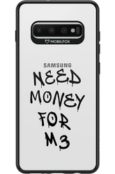 Need M3 Transparent Black - Samsung Galaxy S10+