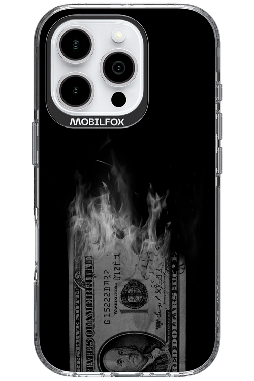 Money Burn B&W 2.0 - Apple iPhone 16 Pro