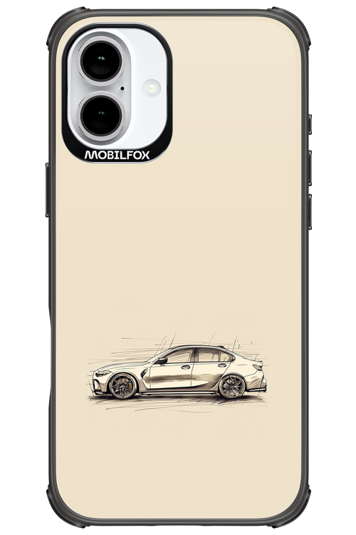 Sketch Car - Apple iPhone 16 Plus