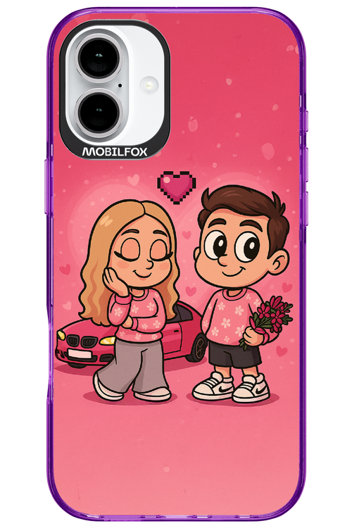 Pink Amour 2.0 - Apple iPhone 16 Plus