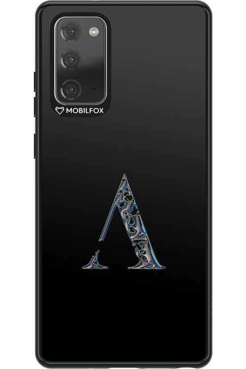 ⁠ ⁠Azteca A Chrome Logo - Samsung Galaxy Note 20