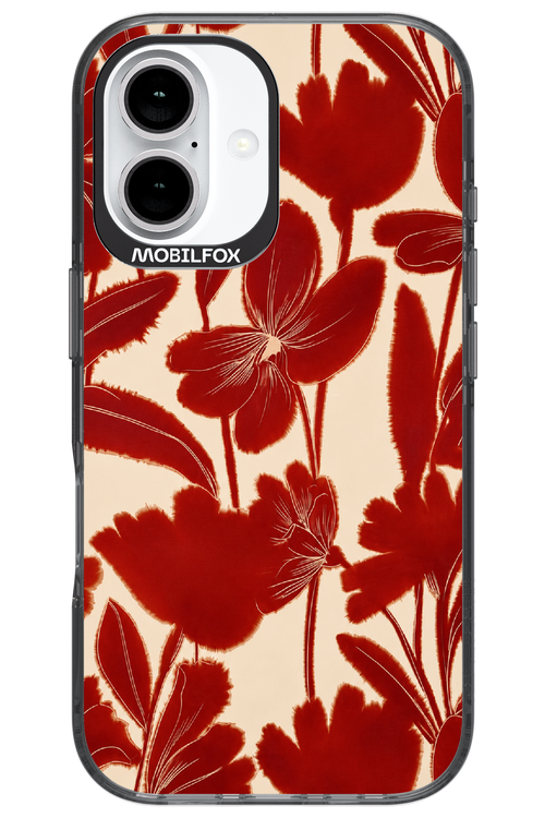 Burgundy Flowers 2.0 - Apple iPhone 16