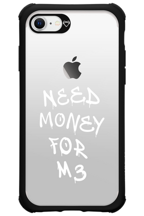 Need M3 Transparent White - Apple iPhone 7