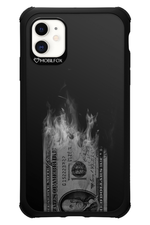 Money Burn B&W 2.0 - Apple iPhone 11