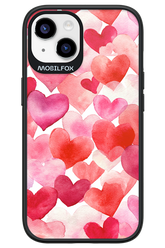 Water Painted Heart - Apple iPhone 14