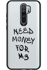 Need M3 Transparent Black - Xiaomi Redmi Note 8 Pro