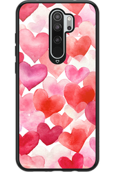 Water Painted Heart - Xiaomi Redmi Note 8 Pro