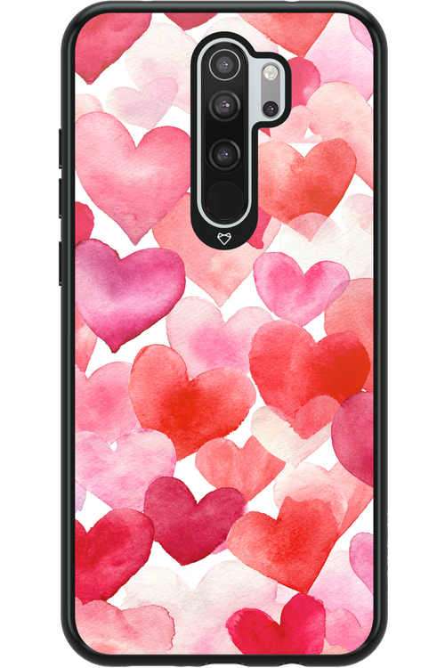 Water Painted Heart - Xiaomi Redmi Note 8 Pro