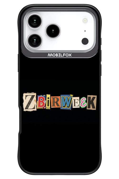 Zbirweek (black) 2.0 - Apple iPhone 17 Pro Max