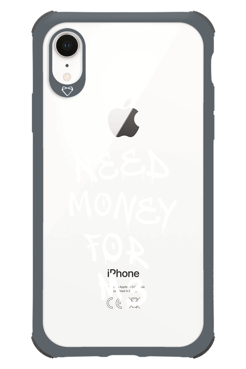 Need M3 Transparent White - Apple iPhone XR