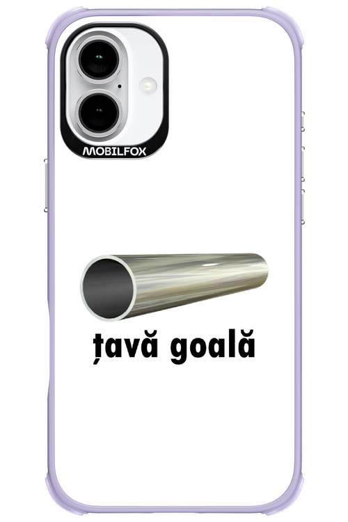 Țavă Goală White - Apple iPhone 16 Plus