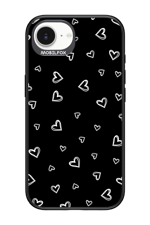 Monochrome Hearts 2.0 - Apple iPhone 16e