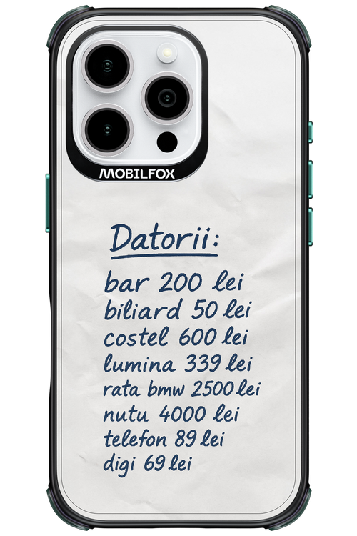 The List - Apple iPhone 16 Pro