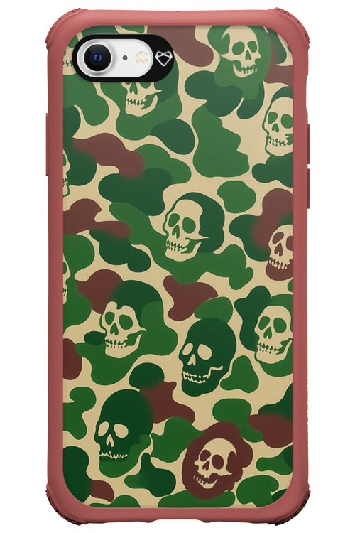 Camo Skull - Apple iPhone 8