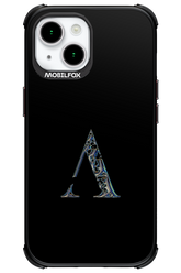 ⁠ ⁠Azteca A Chrome Logo - Apple iPhone 15