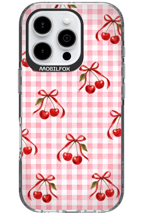 Pink Cherry Checked 2.0 - Apple iPhone 16 Pro