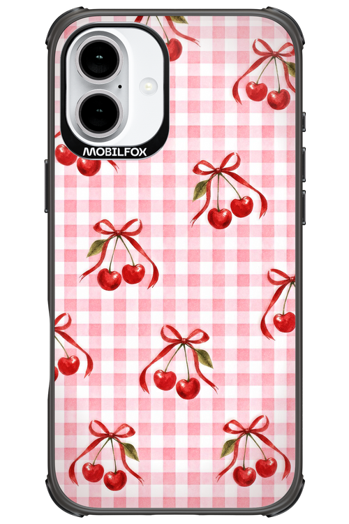 Pink Cherry Checked 2.0 - Apple iPhone 16 Plus
