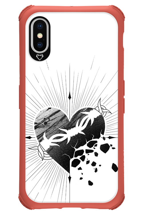 Fekete Szív 2.0 - Apple iPhone X