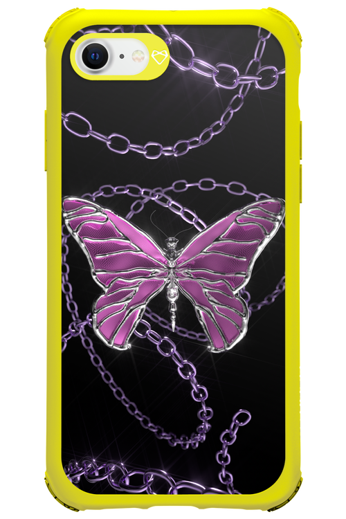 Butterfly Necklace - Apple iPhone SE 2020