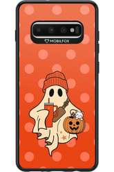 Ghost Girl (Orange) - Samsung Galaxy S10+