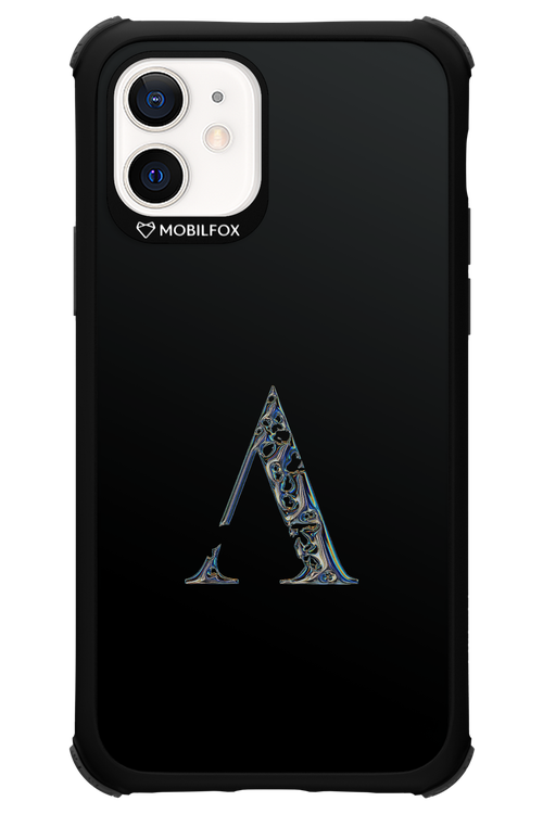 ⁠ ⁠Azteca A Chrome Logo - Apple iPhone 12