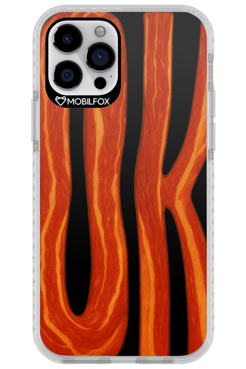 OK (Black-Red) - Apple iPhone 12 Pro