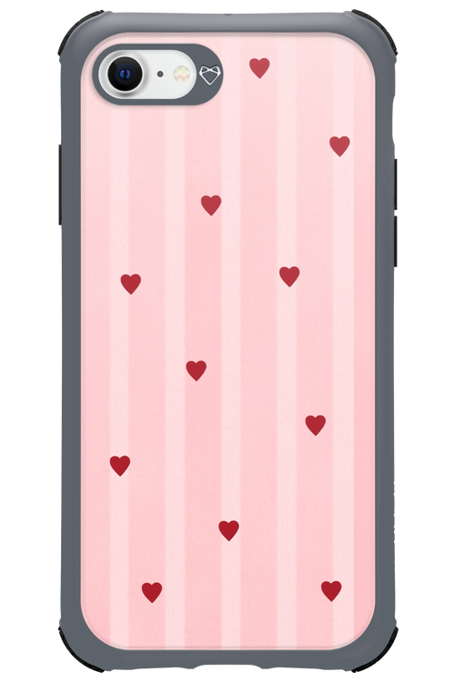 Red Little Hearts 2.0 - Apple iPhone 8