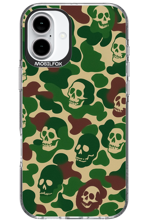 Camo Skull - Apple iPhone 16 Plus