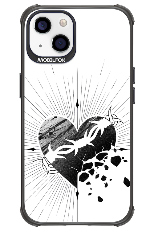 Fekete Szív - Apple iPhone 13