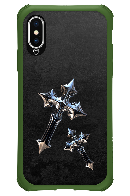 Chrome Crosses 2.0 - Apple iPhone X