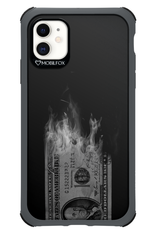 Money Burn B&W 2.0 - Apple iPhone 11
