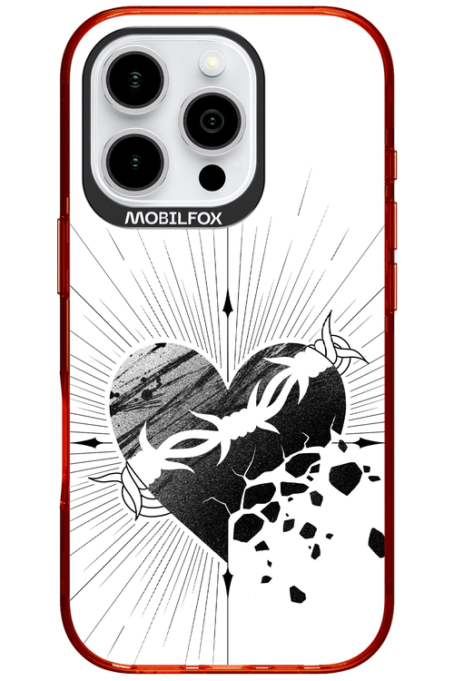 Fekete Szív 2.0 - Apple iPhone 16 Pro
