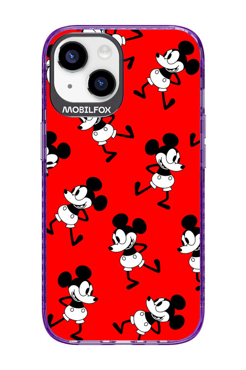 Iconic Mouse (red pattern) - Apple iPhone 14