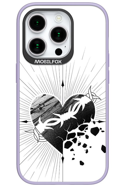 Fekete Szív - Apple iPhone 15 Pro