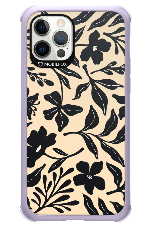 Black Flowers 2.0 - Apple iPhone 12 Pro