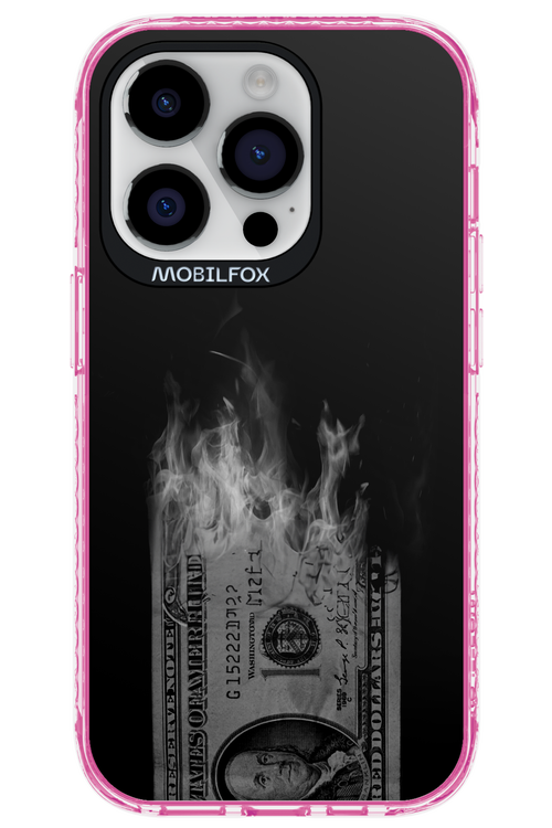 Money Burn B&W 2.0 - Apple iPhone 14 Pro
