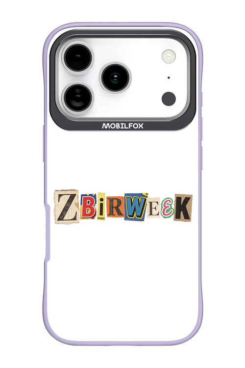 Zbirweek (white) 2.0 - Apple iPhone 17 Pro