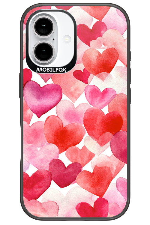 Water Painted Heart 2.0 - Apple iPhone 16