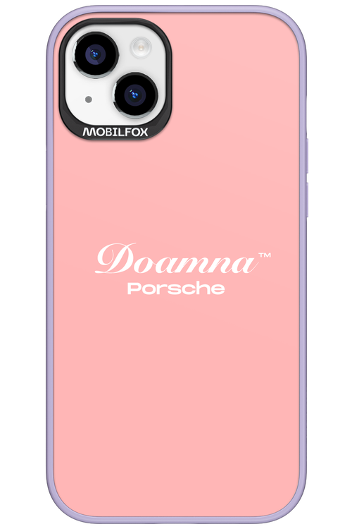 Doamna Porsche (pink) - Apple iPhone 15 Plus