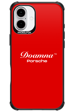 Doamna Porsche (red) - Apple iPhone 16 Plus