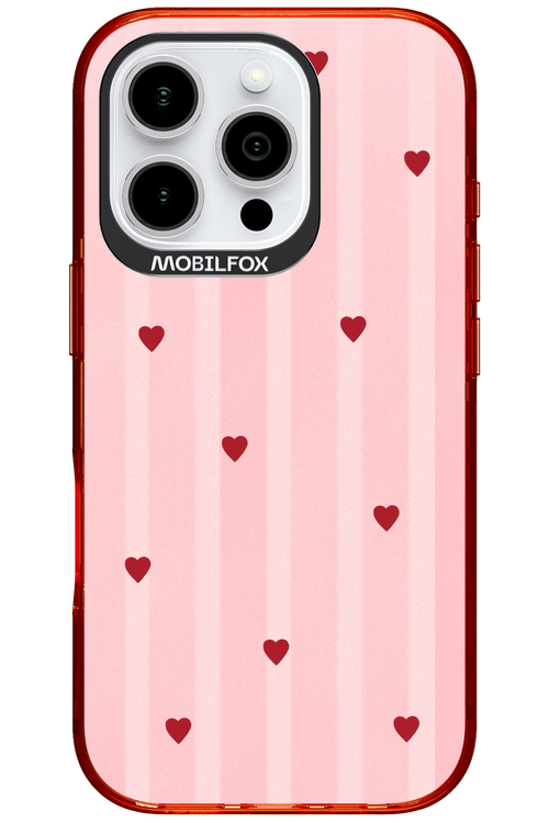 Red Little Hearts 2.0 - Apple iPhone 16 Pro
